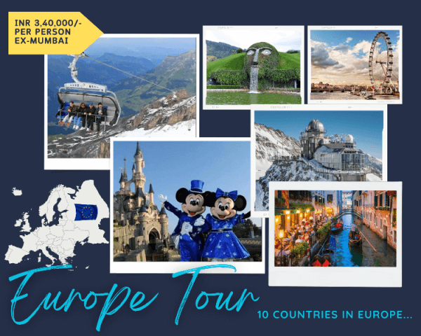 Experience the Best of Europe: A 14 Nights/15 Days Tour Package.